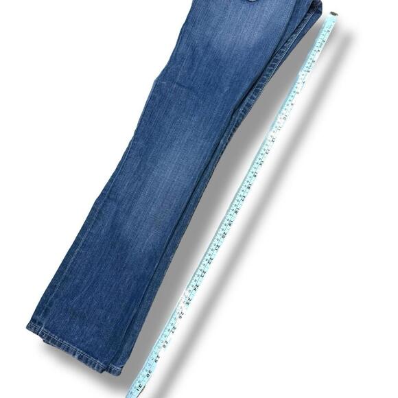 True Religion Women’s Skinny Jeans Super T Billy Dark Wash Denim 28x31 Y2K Denim - Picture 9 of 10